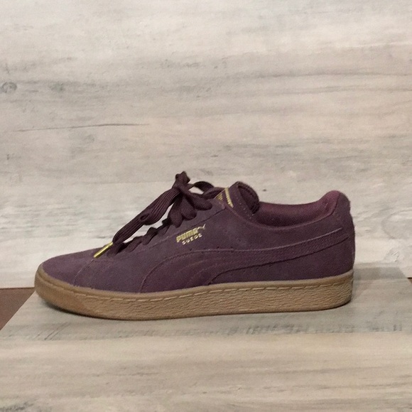 puma suede womens burgundy